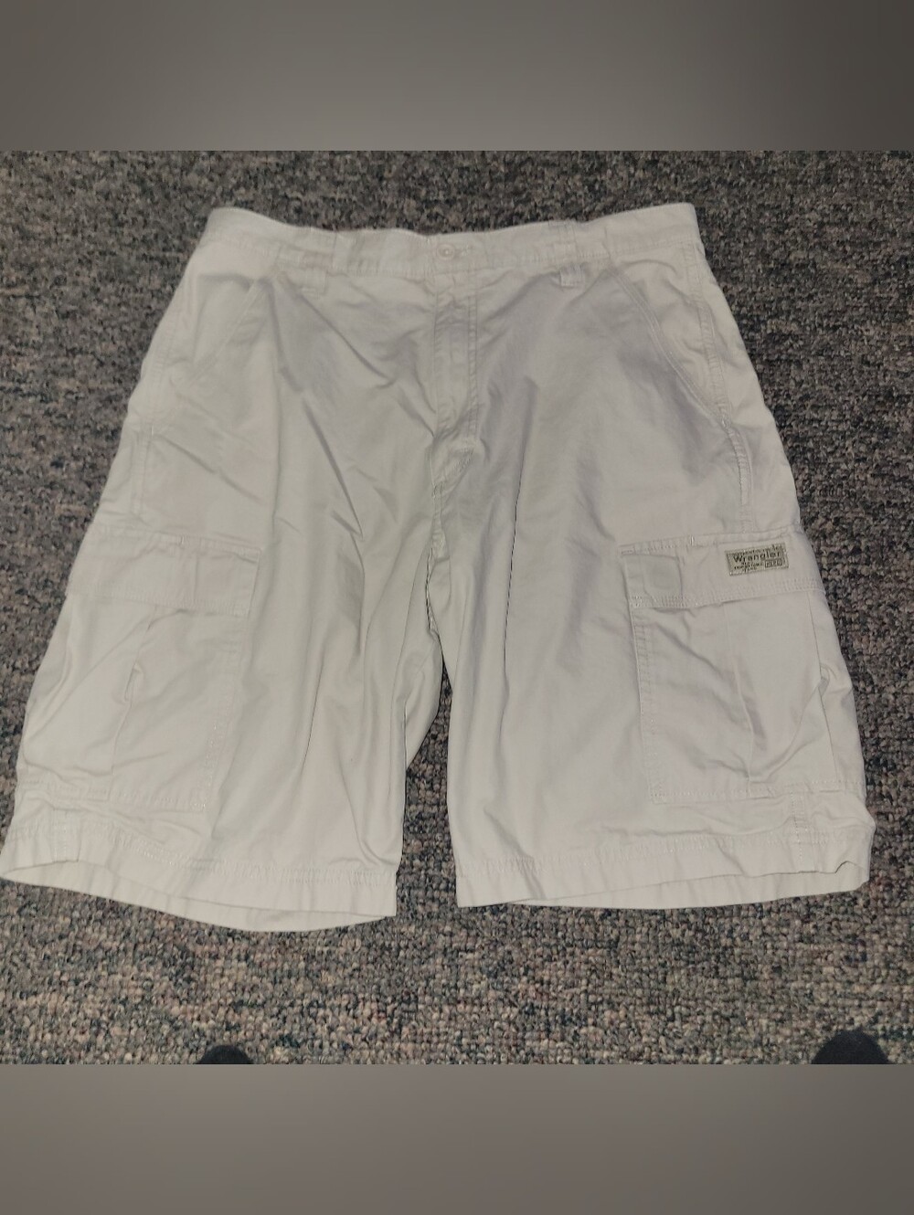 🔥5/$20 Wrangler Khaki Cargo Shorts with Utility Pockets